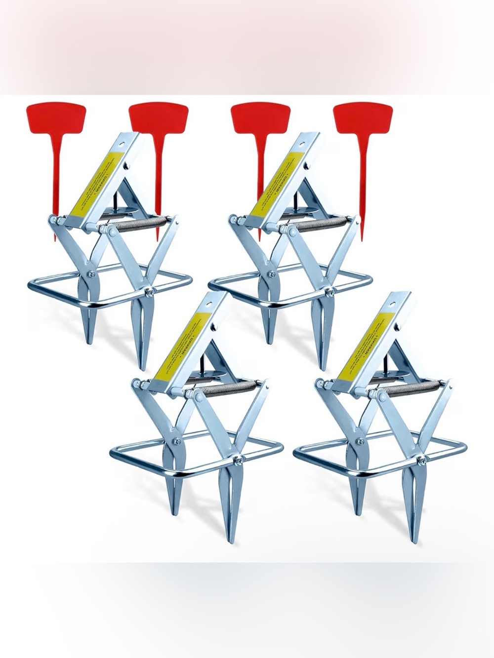 Polaflex | Metal Mole Trap 4-Pack